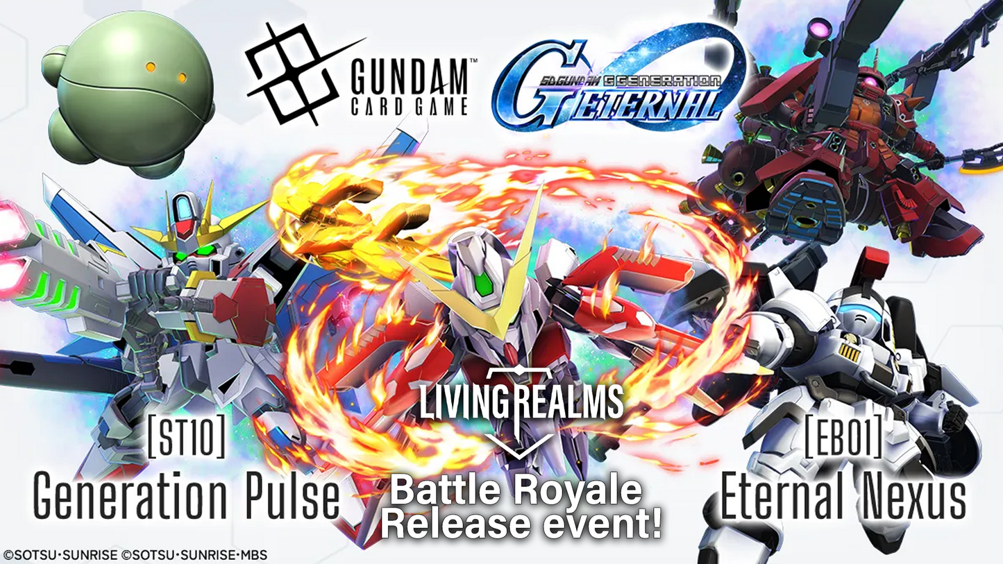 Gundam TCG - ST10 & EB01 Battle Royale Release Event