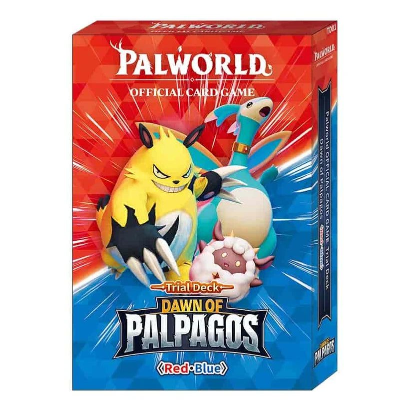 Palworld Official Card Game - Dawn of Palpagos - Trial Deck Red/Blue