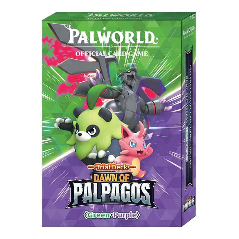 Palworld Official Card Game - Dawn of Palpagos - Trial Deck Green/Purple