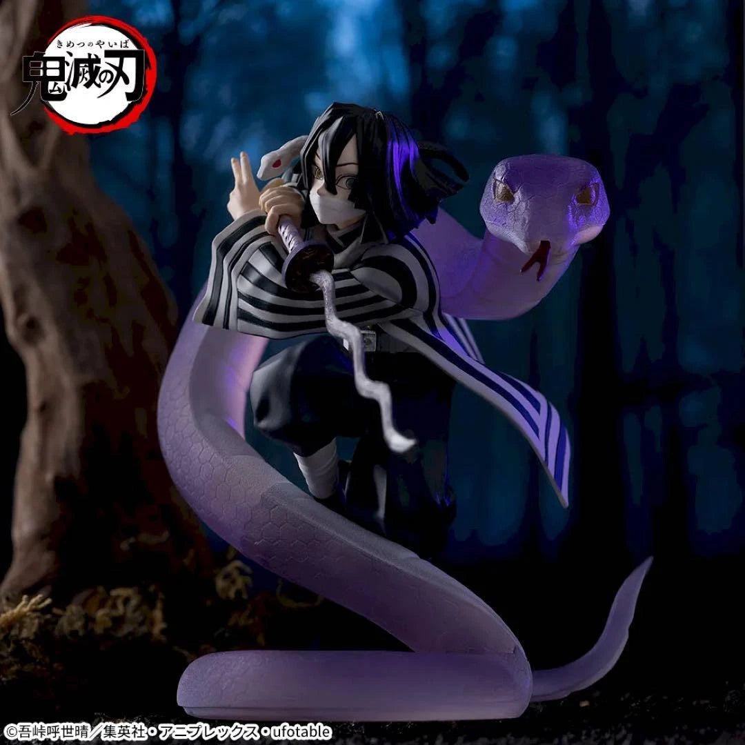 Demon Slayer: Kimetsu no Yaiba Xross Link Anime PVC Statue Obanai Iguro Hashira Training Arc 14 cm