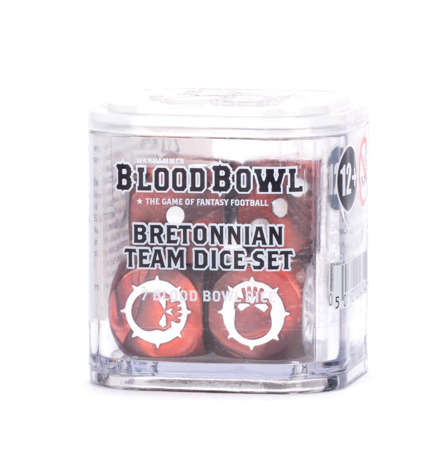 BLOODBOWL | Bretonisches Team-Würfelset