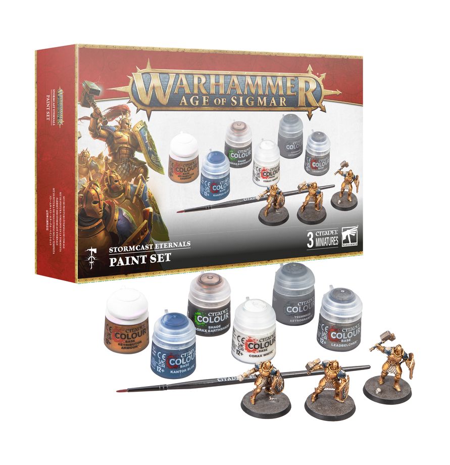 Warhammer Age of Sigmar -  Stormcast Eternals - Paint Set