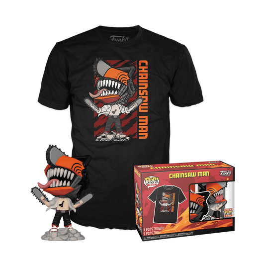 Chainsaw Man POP! & Tee Box Chainsaw Man Leaping