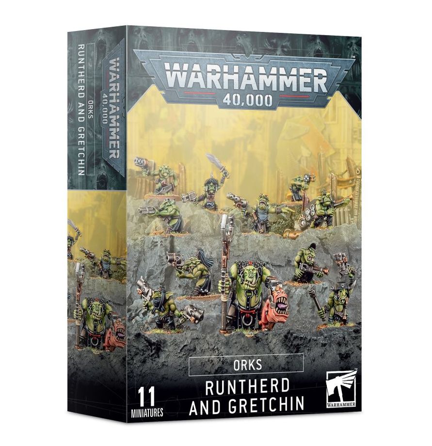 Warhammer 40000 - Orks - Runtherd And Gretchin