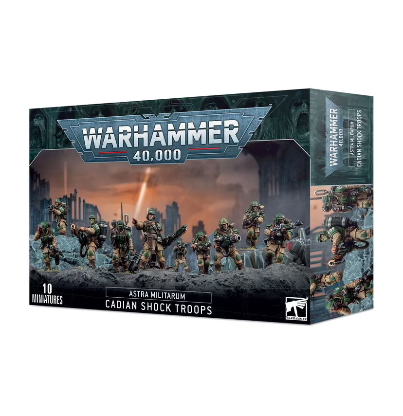 Warhammer 40000 - Astra Militarum -  Cadian Shock troops