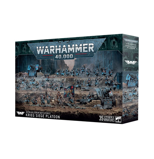 Warhammer 40000 -  Astra Militarum - Krieg Siege Platoon Battleforce