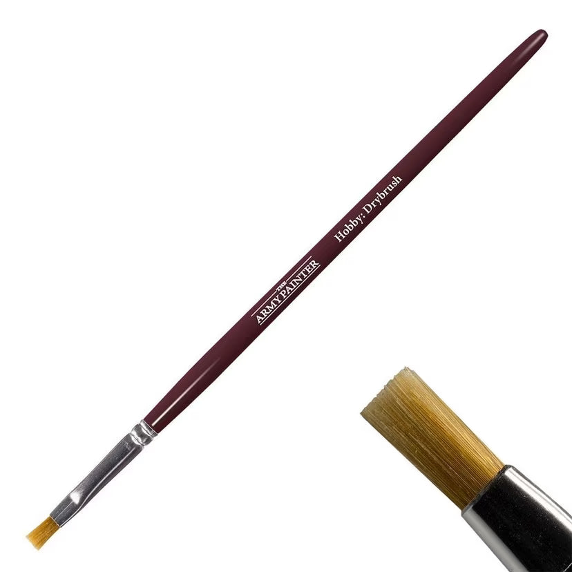 Pinceau de modélisme : brosse à sec