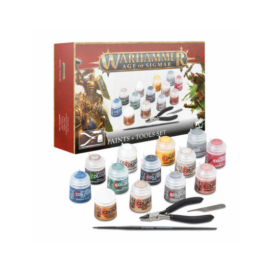 Warhammer Age of Sigmar - Paints + Tools set