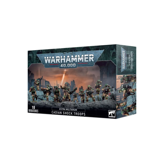 Warhammer 40000 - Astra Militarum -  Cadian Shock troops