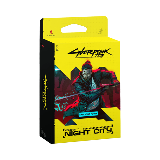 Cyberpunk TCG - Welcome to Night City Starter Deck Beta Edition – Embracing Power