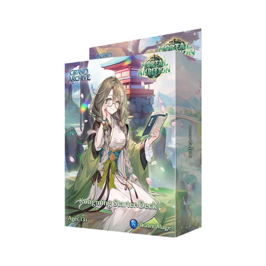 Grand Archive - Présentoir de Decks de Démarrage Mortal Ambition - Kongming