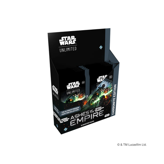 Star Wars: Unlimited - Ashes of the Empire - Carbonite Booster Box (12 Packs)