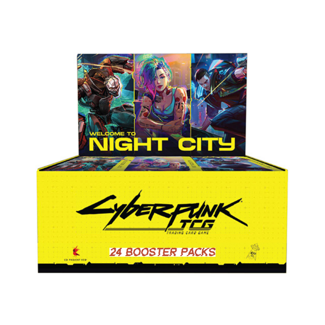 Cyberpunk TCG - Welcome to Night City Retail Booster Display (24 Packs)
