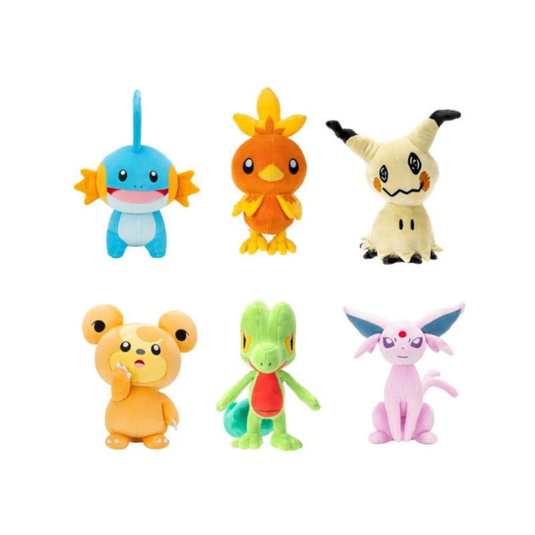 Pokémon Peluche Figurine Version 22 - Assortiment de 20 cm (6)