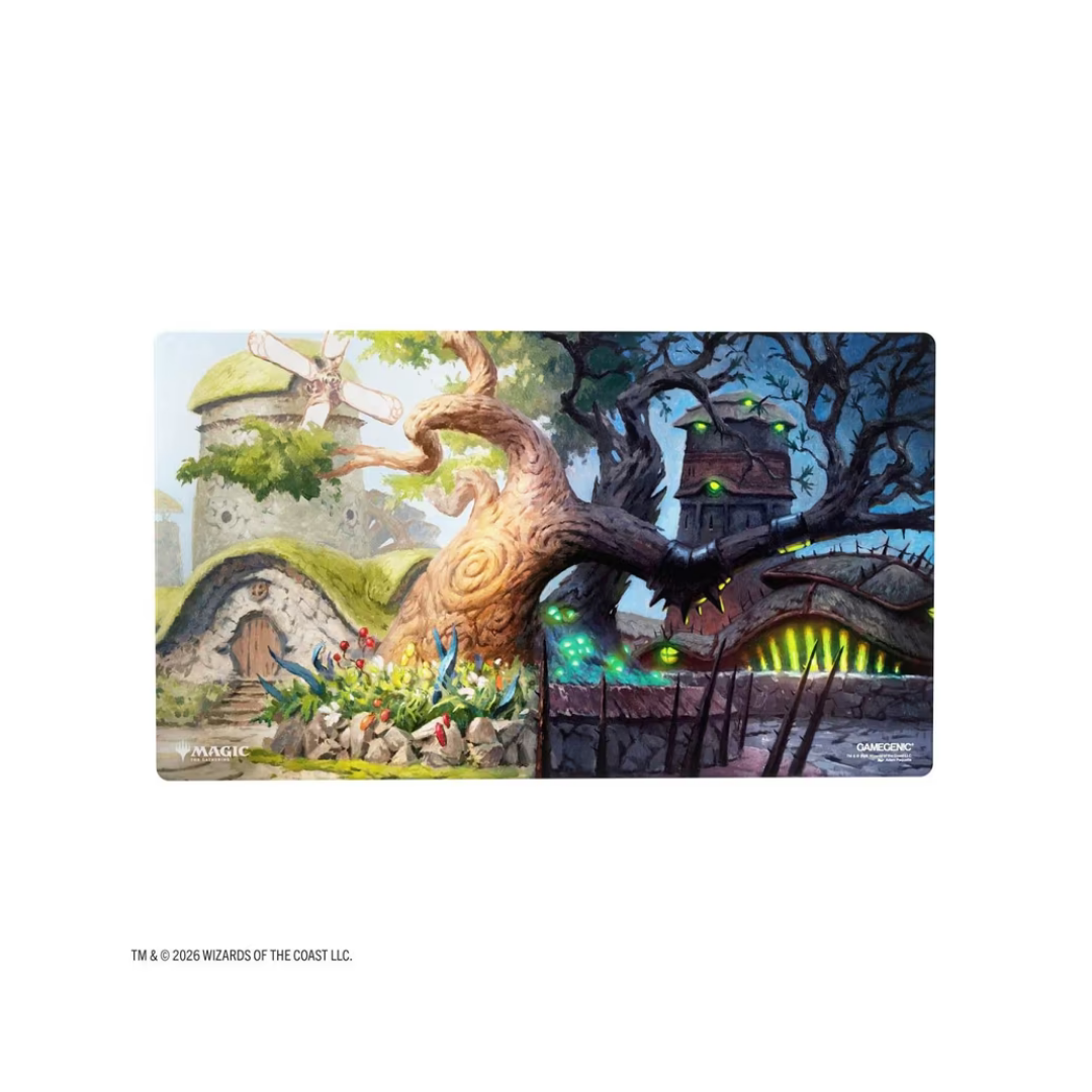 Gamegenic - Tapis de jeu brillant MTG Lorwyn Eclipsed - Temple Garden