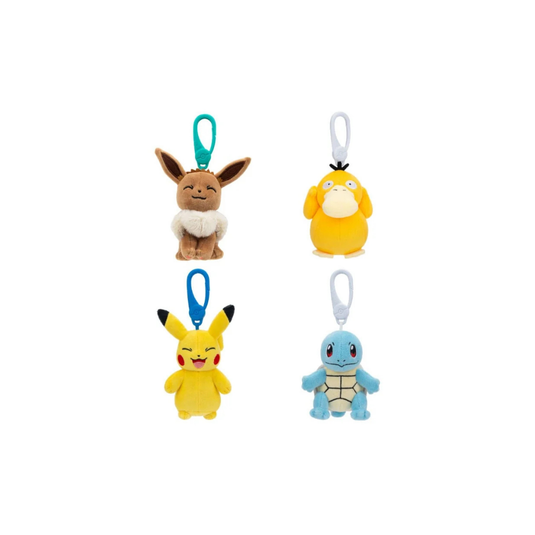 Pokémon Plush Figure Clip ons Version 13 10 cm Assortment (6)