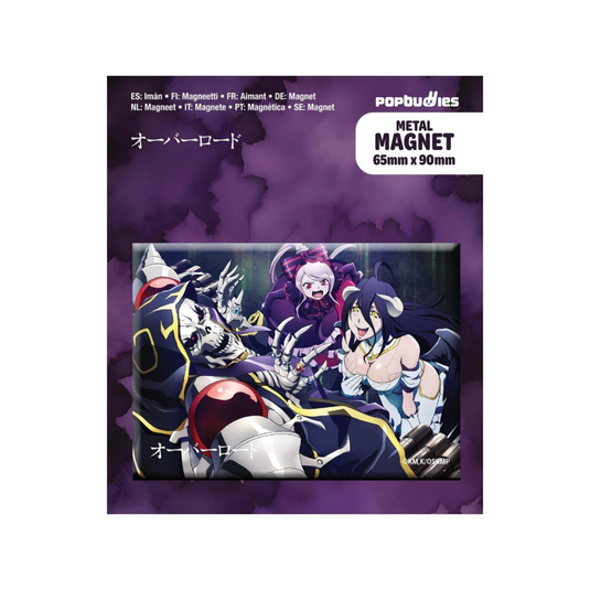 Overlord Fridge Magnet Albedo Having Fun