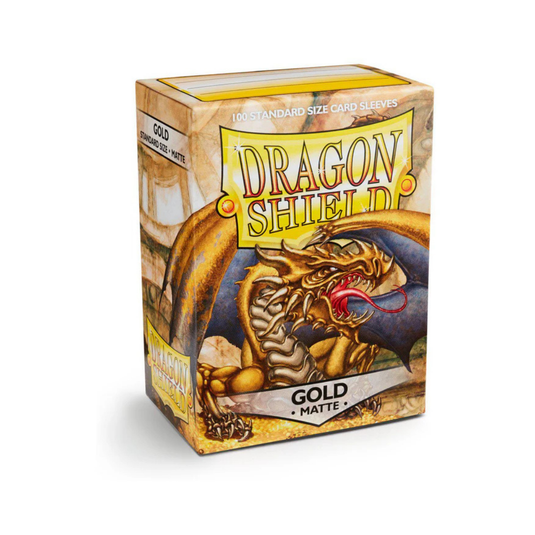 Dragon Shield - Matte Gold sleeves