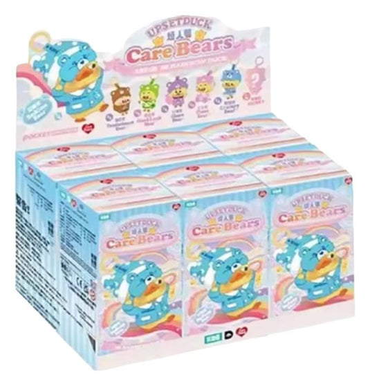 Upset Duck: Rainbow Care Bears Blind Box  Keychain 16 cm (Single Box)