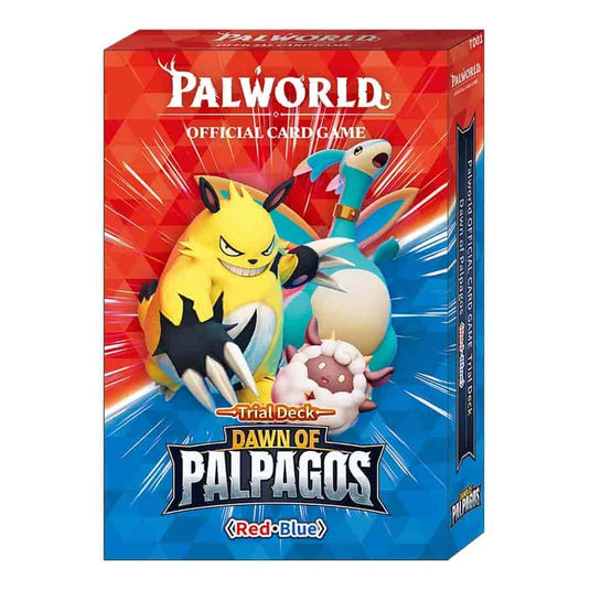 Palworld Official Card Game - Dawn of Palpagos - Trial Deck Red/Blue
