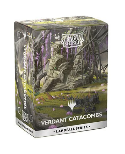 Dragon Shield - Landfall Brushed art sleeves - Verdant Catacombs