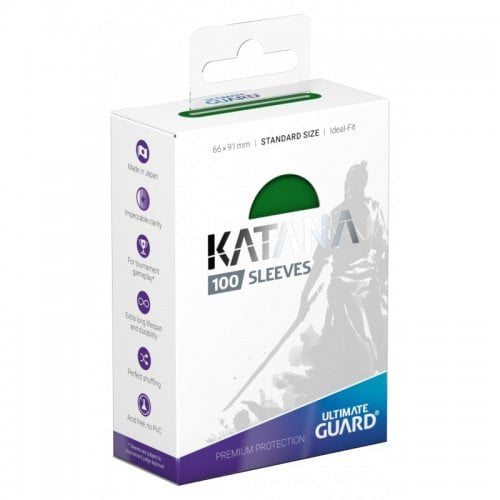 Ultimate Guard - Katana Sleeves Standard Size - Green