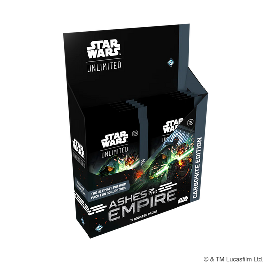 Star Wars: Unlimited - Ashes of the Empire - Carbonite Booster Box (12 Packs)