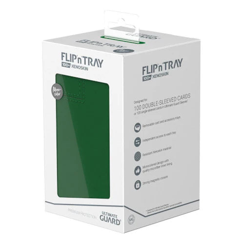 Ultimate Guard - Flip'n'Tray 200+ Xenoskin - Green