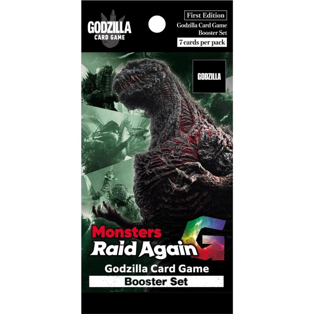 Godzilla - Les Monstres Attaquent Encore, paquet de booster