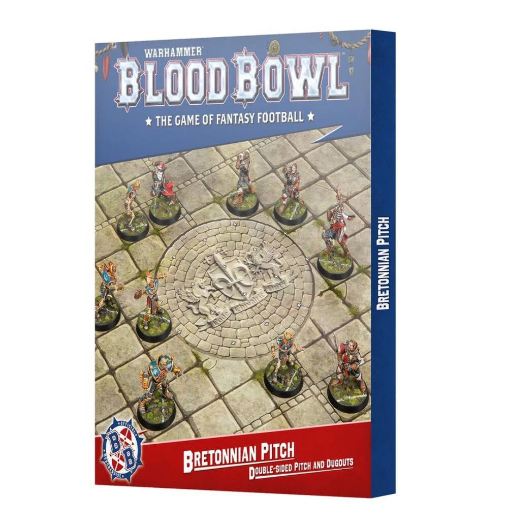 Bloodbowl - Bretonnian Pitch & Dugouts