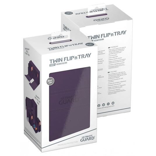 Ultimate Guard - Twin Flip'n'Tray 200+ Xenoskin - Purple